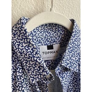 TopMan Blue-White button up shirt